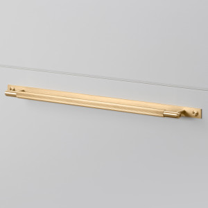 BUSTER + PUNCH | PULL BAR / PLATE / LINEAR | LARGE | BRASS | 390mm