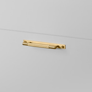 BUSTER + PUNCH | PULL BAR / PLATE / LINEAR | SMALL | BRASS | 190mm