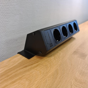 ASA INTERNATIONAL - VersaDesk - 5 stikk - 0,5m GST18 - Matt sort - MOQ 8 Stk