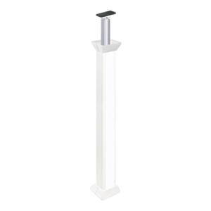 KONTAKT SIMON - ALC GRENSTAV - 3.0M Høyde med justering på 0-1,5m- TA KONTAKT FOR INNMAT OG PRIS - HVIT FINISH