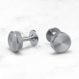 BUSTER + PUNCH® - CUFFLINKS / Mansjettknapper / B+P - STEEL