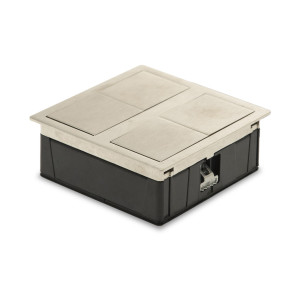 VERSAHIT DUAL | 1 STIKK + 2 USB (A+C) | IP54 | CHAMPAGNE / BRUSHED NICKEL