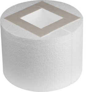 STØPEKLOSS TIL HAGER GULVBOKS | VR12 | ISOPOR