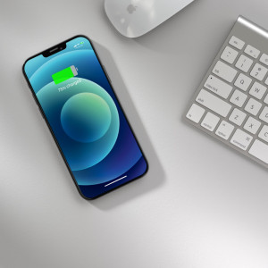 QiPOWER 2.0 - Lader igjennom 8-15mm