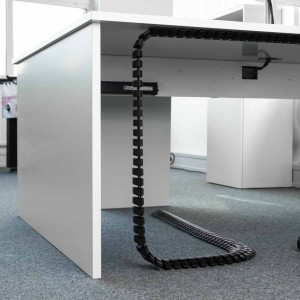 BACHMANN - Cable snake - KABELSAMLER - 76cm - Matt sort