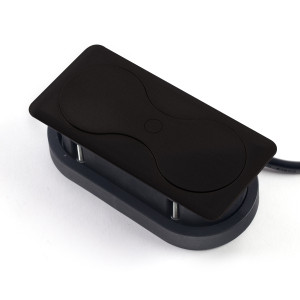 EIGHT SOCKET SQUARE | 1 STIKK + 1 USB (A) | MATT SORT