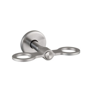 BUSTER + PUNCH® - SOAP BOTTLE HOLDER / DOUBLE / CAST - STEEL