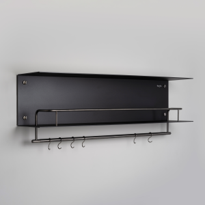 BUSTER + PUNCH | HANGER SHELF | BLACK | GUN METAL