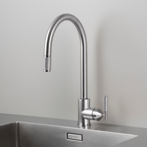 BUSTER+PUNCH | KITCHEN TAP | CROSS | PULLOUT SPAY | STEEL