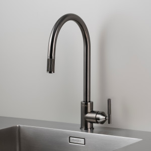 BUSTER+PUNCH | KITCHEN TAP | LINEAR | PULLOUT SPRAY | GUN METAL