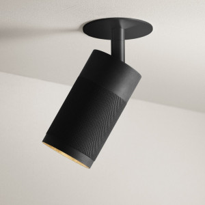 THORUP COPENGAHEN | Patrone CLIP FIT Innfelt Taklampe | SORT (Fully Black-browned Brass)