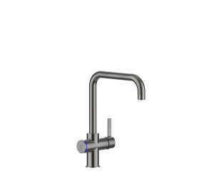 GUGLIELMI® - SMARTAP®  firkantet blandebatteri uten uttrekk - TOUCH-sensor for elektrisk oppløfter - Børstet stål