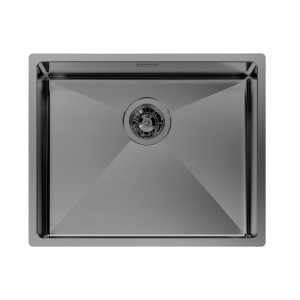 FOSTER - Quadra R12 Sink Quadra R12 Gun Metal 1715 856 - Kjøkkenvask - 540x440 mm - Underliming - GUN METAL